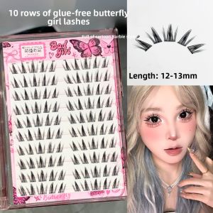No-glue Little Flower Rabbit False Eyelashes Natural Looking Cartoon Hair Simulation Flexible Easy-to-use Under-Eyelashes