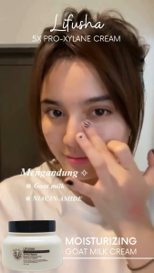 LIFUSHA Boseing Moisturizer Cream Goat Milk Cream 5X Pro-Xylane Anti-Aging Pelembab Wajah 250 g