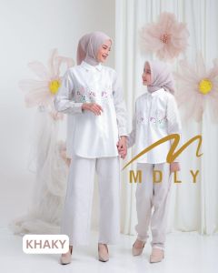 READY...(9) MDLY YOOME COUPLE Baju Kemeja Sarimbit Ibu dan Anak Yoome Shirt By Mdly.