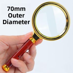 MONLEYTA | High Definition Handheld Magnifying Glass For Reading Mobile Phone Repair 30 Times Magnification German Precision Science Large Mirror