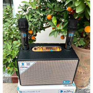 Loa xách tay karaoke SG06 chính hãng AZPRO bass 15 kèm 2mic karaoke bảo hành 12 tháng shop cam kết