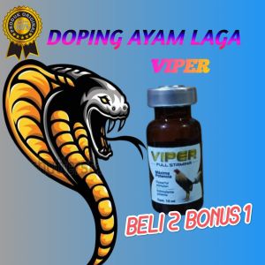 Viper Full Stamina Vitamin injeksi import doping ayam super taji sambung pisau
