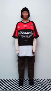 DGRAVE RIDE MOTO DEPT JERSEY TEE