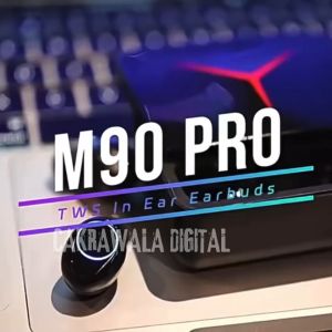 PROMO VAORLO TWS Earphone Bluetooth Headset Gaming Super Full Bass HIFI LED Type C 1200mAh M90 Pro