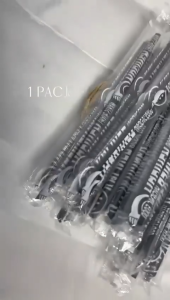 Sedotan Steril Hitam - SEDOTAN HITAM STERIL 250PCS UK 6MM X 20CM