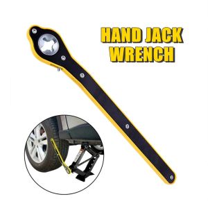 DISERVSTORE Auto Labor-saving Jack Ratchet Wrench Scissor Jack Garage Tire Wheel Lug Wrench Handle Labor-saving Wrench Phillips Wren Car Labor-Saving jack ratchet wrench for travel use and emergency wheel / tyre
