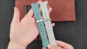 Genuine Calfskin Leather Watchband Quick Release 18mm 20mm 22mm for Huawei GT6/GT5/GT4 Watch Strap Replacement for Samsung Watch