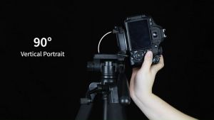 55in/140cm Tall Zomei Aluminum Alloy Portable Tripod for Camera DSLR Canon Nikon 360 Degree Panorama Photography Phone Stand