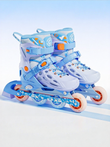 LIWAN | Beginner Adjustable Roller Skates for Kids 6-12 Years