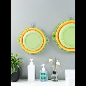 Multifunctional Folding Water Basin Portable Cleaning Basin Foldable Multifunctional Water Basin For Travel Camping And Fishing Can Be Hung Sturdy And Durable