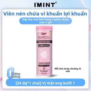 IMINT | Viên Súc Miệng Làm Mát Hơi Thở Chứa Probiotic