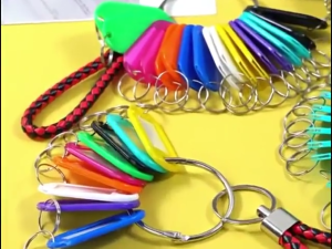10/20-Bit Key Organizer Key Management Key Ring With Plastic Tags Labels For Office Hotel Apartments