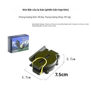 La Bàn Thép Chống Thấm Nước Có Độ Chính Xác Cao Dành Cho Các Môn Thể Thao Ngoài Trời Đi Bộ Đường Dài Và Leo Núi Thiết Bị Định Vị Kim Loại Quân Sự Chuyên Nghiệp