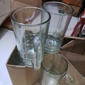 Gelas kaca  bir /gelas beling  gagang  besar b20n 1ds [6pcs]