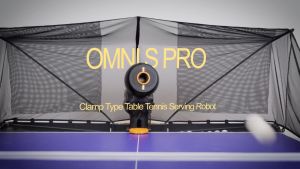[Global Version] PongBot Omni S Pro Robot Table Tennis with Remote Control  Apps Control 396 Pre-Saved Training Drills
