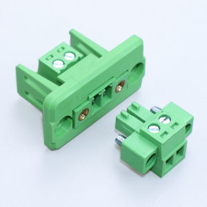 1Set Pitch 3.81mm 2P/3P/4P/5P/6P/7P/8P/9P/10P/12P/16P Pluggable Terminal Block Connector Wall Through Non Welding Plug 15EDGWC