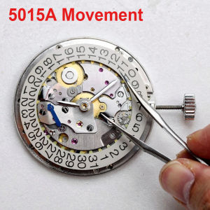 5015A micro rotor automatic mechanic movement 38Jewels Watch Movement Hand Winding 3-Hand 3H calendar Watch Parts Replacement