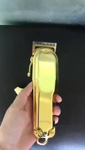 New Hot Golden Electric Clipper - Full Metal Hair Saloon Dedicated Main Push