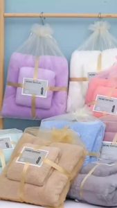Towels and Bath Towels for Adult Colorful Non Shedding Material Gift Idea - Keimav Official