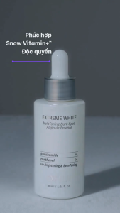 [HÀNG CÔNG TY] Tinh Chất Dưỡng Sáng Chuyên Sâu OHUI Niacinamide 5%Extreme White Mela Toning Dark Spot Ampoule Essence 30ml Tách Set