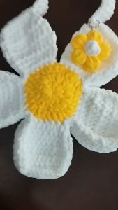 (CÓ SẲN) Túi Len Hoa mini- Bloom Flower Bag handmade TẶNG kèm hoa nhỏ