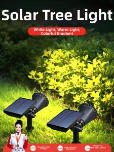 TONGZHIGUANG | Solar Waterproof Spotlight Outdoor Landscape Light