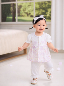 Purcotton | Coolness Infant Clothing Water Glow Cotton Spring Summer