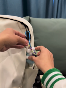 ONE-C1248 Gantungan Kunci Hiasan Tas Boneka Cute Coal Balls Gantungan HP Lucu Strap Phone Keychains