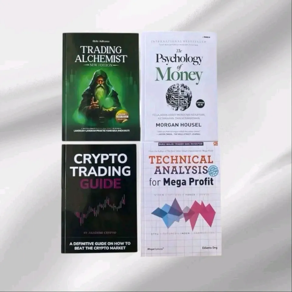 Paket 4 Buku Trading Alchemist - The Psychology Of Money - Crypto Trading  Guide - Technical Analysis For Mega Profit ( Isi 4 Buku ) Isbn  9786787898762 - Lazada | Lazada Indonesia