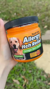 NUTRIDOG อาหารสุนัข อาหารเสริมสุนัข วิตามินหมา dog daysสูตรลดขนร่วง แก้คันสุนัข ลดอาการภูมิแพ้ และเสริมภูมิคุ้มกัน(450G)