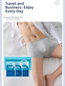 Disposable Mens Boxer Shorts Cotton Sterile Underwear