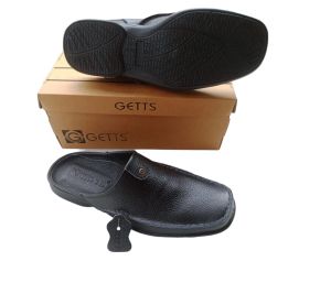 Sepatu Sandal Slop Bustong Pria 100% Full Kulit Sapi Terbaik