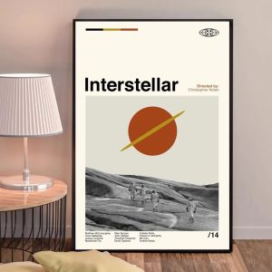 Interstellar Classic Sci-Fi Movie Posters And Wall Art Canvas Painting Poster Decor Living Room home decoro