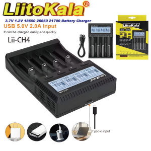 LiItoKala Lii-CH4 1.5V AA AAA Lithium Rechargeable Battery Charger High Capacity 2600mAh 2800mAh for Digital Camera Mobile Phone