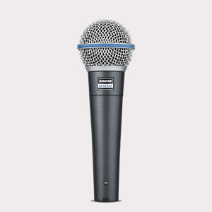 Shure BETA 58A Wired MIC ไมโครโฟนไดนามิกมือถือมืออาชีพสำหรับการแสดงสเตจพร้อมปลั๊ก 3 ปิน