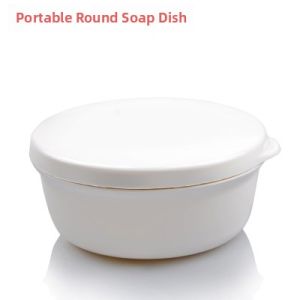 Portable Travel Handmade Soap Dish Home Use Drainage Waterproof Sealed Face Cleaning Soap Box Bathroom Decorative Accessories