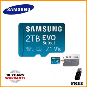 100% Original Samsung Micro SD Card EVO Select Endurance Memory Card 128GB 256GB 512GB 1024GB 2000GB 1TB SDXC Class 10 U3 High Speed(Free Card Reader) (Free Shipping)