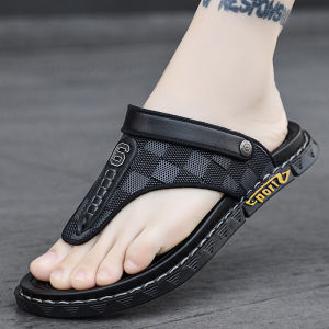 Flip Flops Mens Summer Outwear Driving Non Slip Vietnam Dual-Use Sandals Men Athleisure Beach Flip-Flops Slippers