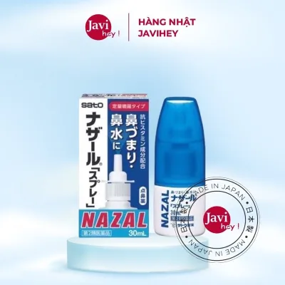 Hộp lọ Xịt xoang Nazal Nhật Bản Sato