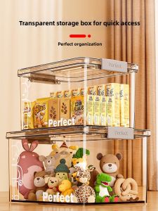 Hand-carry Large Capacity Transparent Thickening Storage Basket