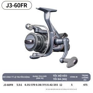 DEUKIO | DEUKIO 5BB 5.5:1 Câu Cá Máy Câu Quay Acrylic Cuộn Dây Phanh Trước Và Sau Cá Chép Nước Ngọt Câu Cá Bánh Xe Tay Cầm Thuận Cả Hai Tay