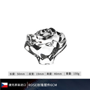 Bohemian Crystal Glass Nordic Style Creative Decorations Small Figurines Romantic Gifts for Couples Czech Made Home Decor