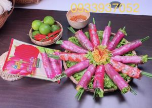 [Xuất khẩu] Bánh tráng thanh long Duy Thanh đạt chuẩn xuất khẩu