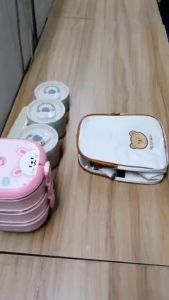 Borong365 Insulated Aluminum Foil Bento Bag Warmer Bag Food Organizer Storage Bag Lunch Bag Beg Penebat 保温袋