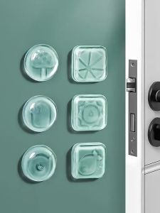 ซิลิโคนกันกระแทกประตู ซิลโคนกันกระแทก ยางกันกระแทก ที่กันกระแทก ลายการ์ตูนแบบใส