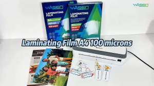 Yasen A4 Size Laminating Film 100 Sheets – Durable 80/125/250 Microns for Photo Album & Office Documents