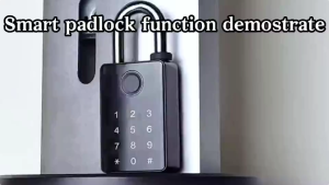 Ổ Khoá Vân Tay Màn Hình Cảm Ứng5 Cách Mở Tiện Dụng Chống Nước Chất Liệu HợpKim Kẽm