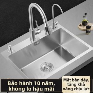 Bồn Rửa Bát Inox Đơn Lớn