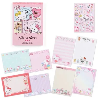 💥SG STOCK💥Sanrio Memo Booklet Memo Pad NoteBook With Stickers (Cinnamonroll Hello Kitty Little Twin Stars )