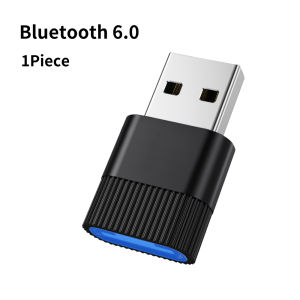 Kebidumei | KEBIDUMEI USB Bluetooth 6.0 Adapter Bluetooth 6.0 Dongle Wireless Audio Transmitter PC Laptop Mouse Speaker for Win11/10/8.1